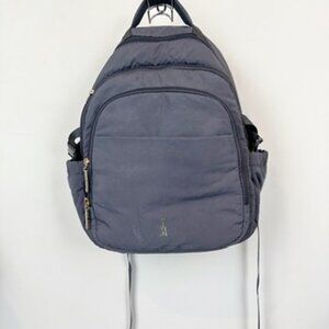 Isaac Mizrahi Gray Backpack Multi Pocket